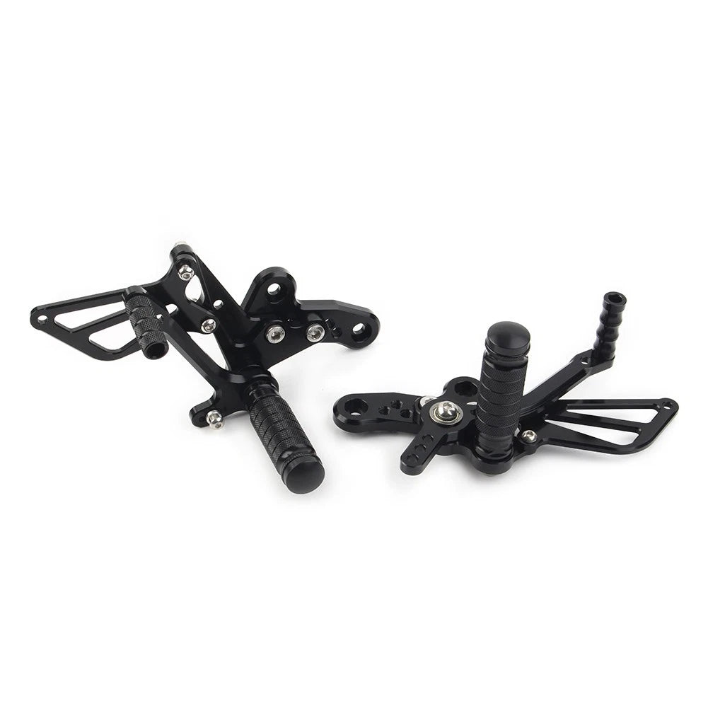 Moto Rear Set Foot Pegs for Suzuki Hayabusa GSX1300R (1999-2008) Black