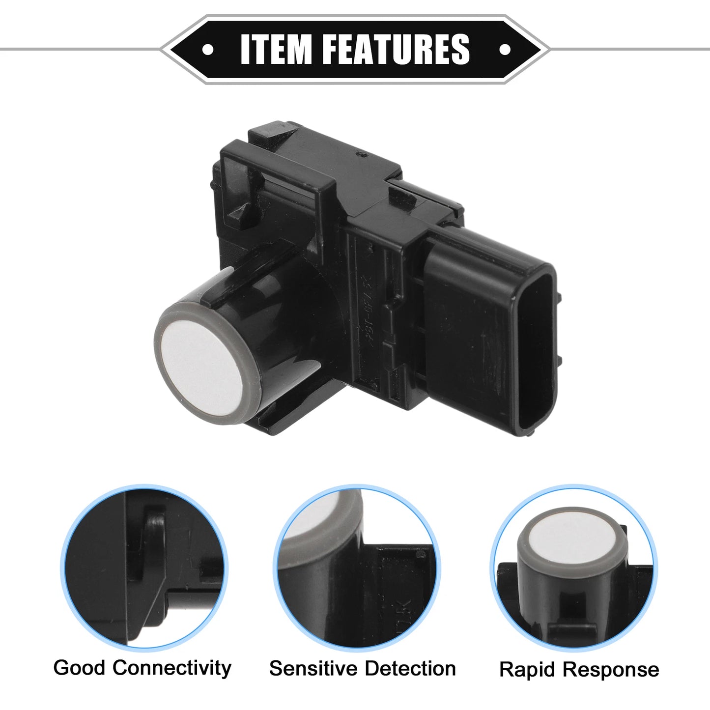 Parking Assist Sensor for Toyota (2016-2023) - Durable ABS Plastic Black