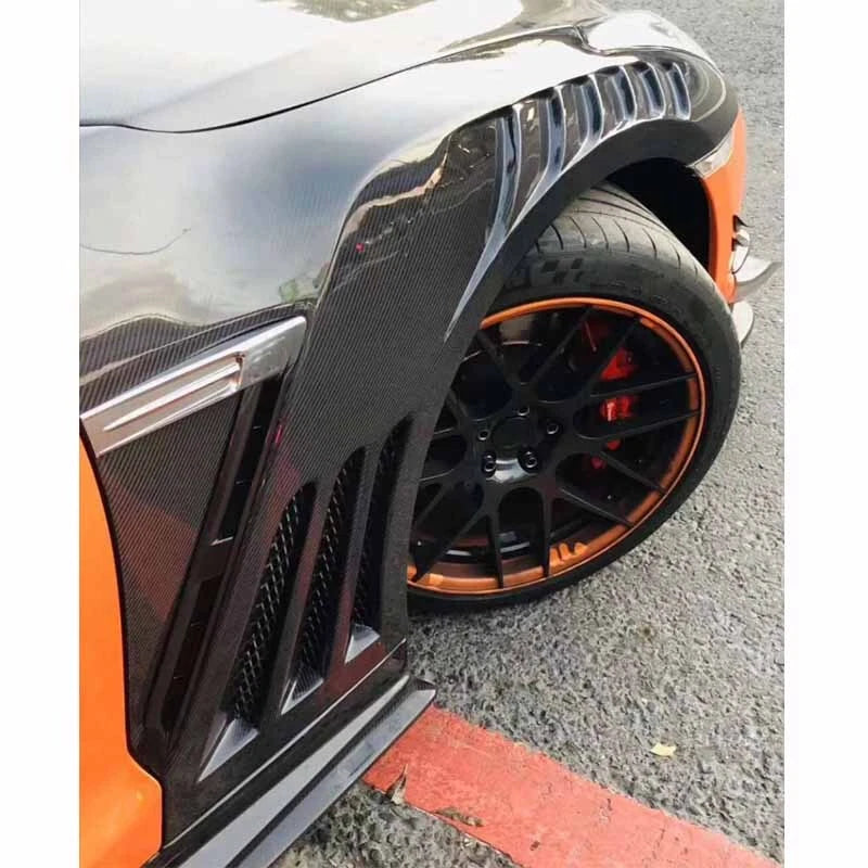 Real Carbon Fiber Front Side Fenders for Nissan GT-R GTR R35 2009-2021