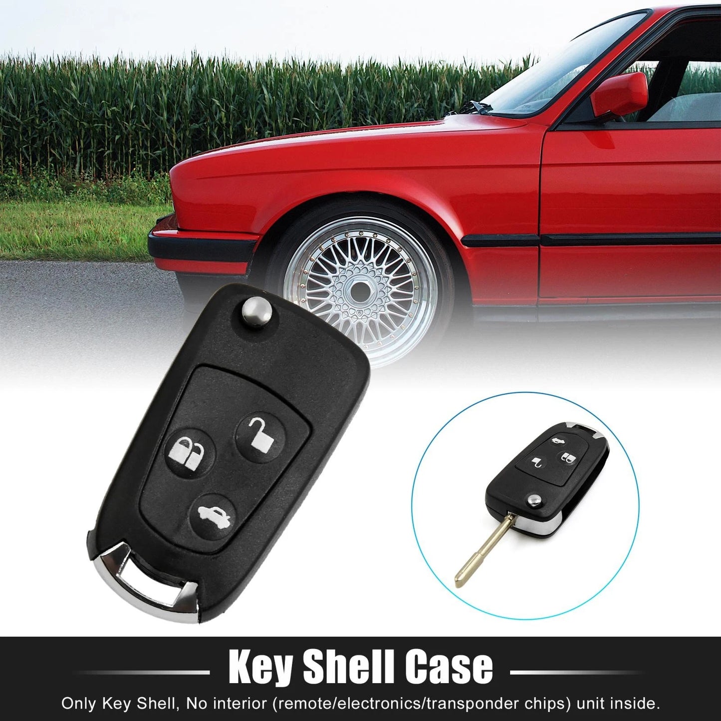 Key Fob Shell Case for Ford Mondeo Fiesta Focus