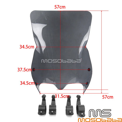 Front Windshield & Mount Kit for Suzuki Boulevard M109R (2006-2016)