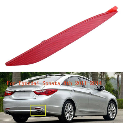 Right Rear Bumper Light Reflector Red for Hyundai Sonata (2011-2014)