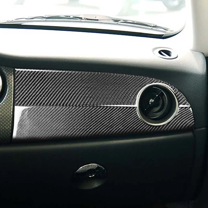 Carbon Fiber Interior Side Dashboard Air Vent Trim For Mini Cooper R53 2005-2006