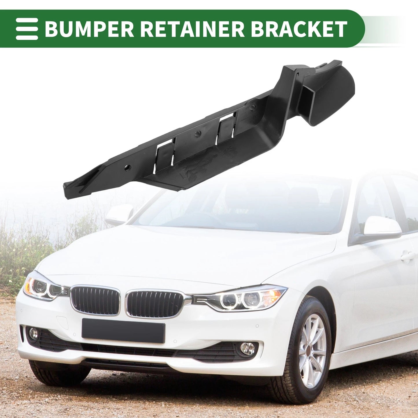 1pc Left Front Bumper Retainer Bracket for BMW 525i (2004-2007)