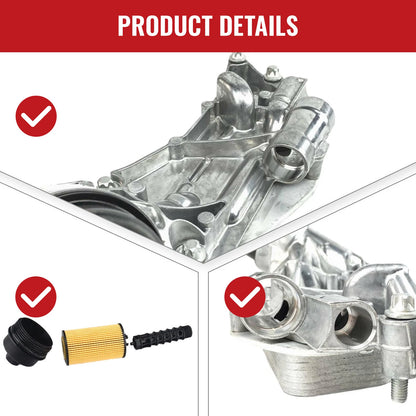 Oil Cooler Filter Assembly for Holden Cruze JG JH, Astra AH, Trax TJ, Barina (2010-2016)