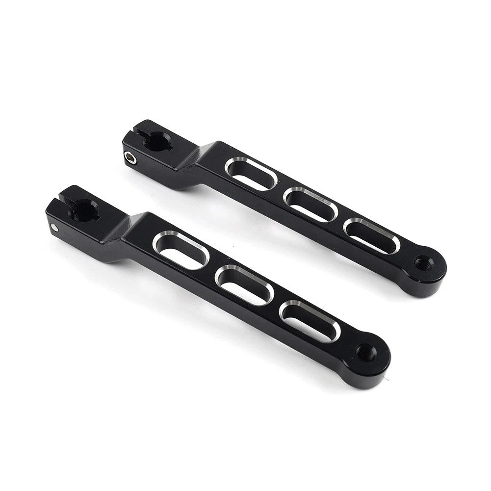 Billet Heel Toe Shift Lever Black & Silver for Harley Tour Electra Street Glide (2009-2023)