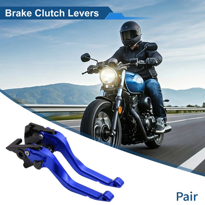 Short Brake Clutch Lever 1 Pair for Kawasaki Ninja 500 (2024–2025)