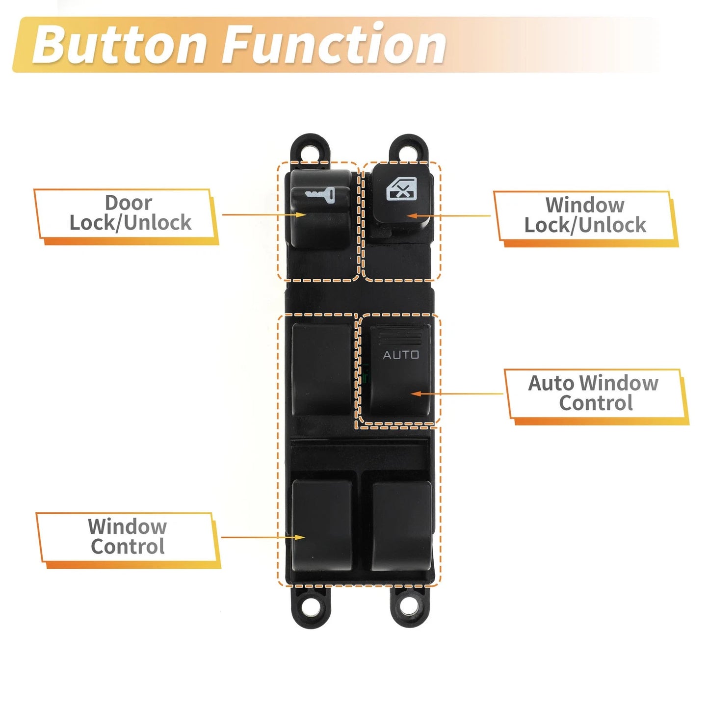 Power Window Switch for Nissan Sunny (2000-2006)