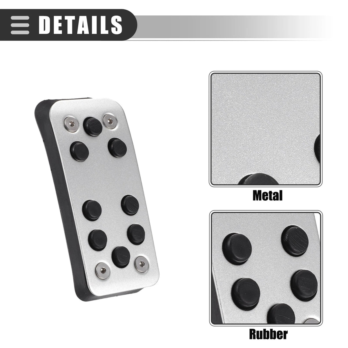 Car Manual Transmission Fuel Brake Dead Pedal Covers for Ford Focus (2000-2018)