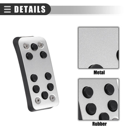 Car Manual Transmission Fuel Brake Dead Pedal Covers for Ford Focus (2000-2018)
