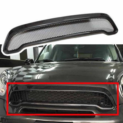 Carbon Fiber Front Grill Air Vent Net Bumper fit For Mini Cooper R60 Countryman
