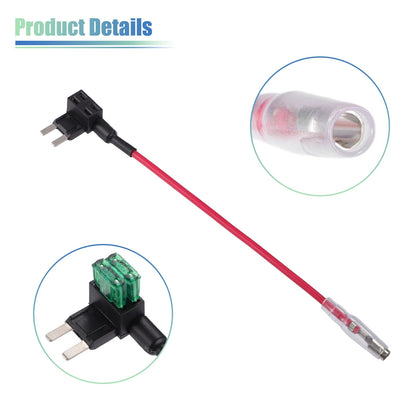 5 x Car Fuse Tap and Circuit Adapters 12V with 30A Mini Blade Fuses