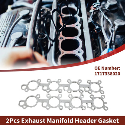 2 x Exhaust Manifold Header Gasket for Toyota Land Cruiser (2008–2021)