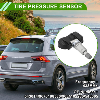 Tire Pressure Sensor for Peugeot 308 CC (2010 - 2013) 433MHz