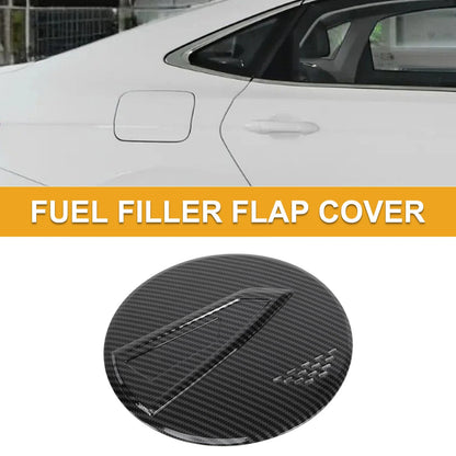Fuel Tank Door Cap for Chevy Blazer 2020-2025 Gas Tank Flap Carbon Fiber Black