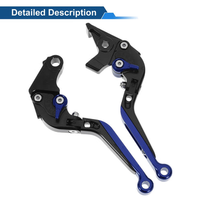 Adjustable Brake Clutch Levers for Honda X11 (1999-2002) Black Blue