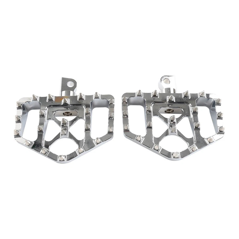 Wide MX Style Footpegs for Harley Touring Sportster Softail Dyna