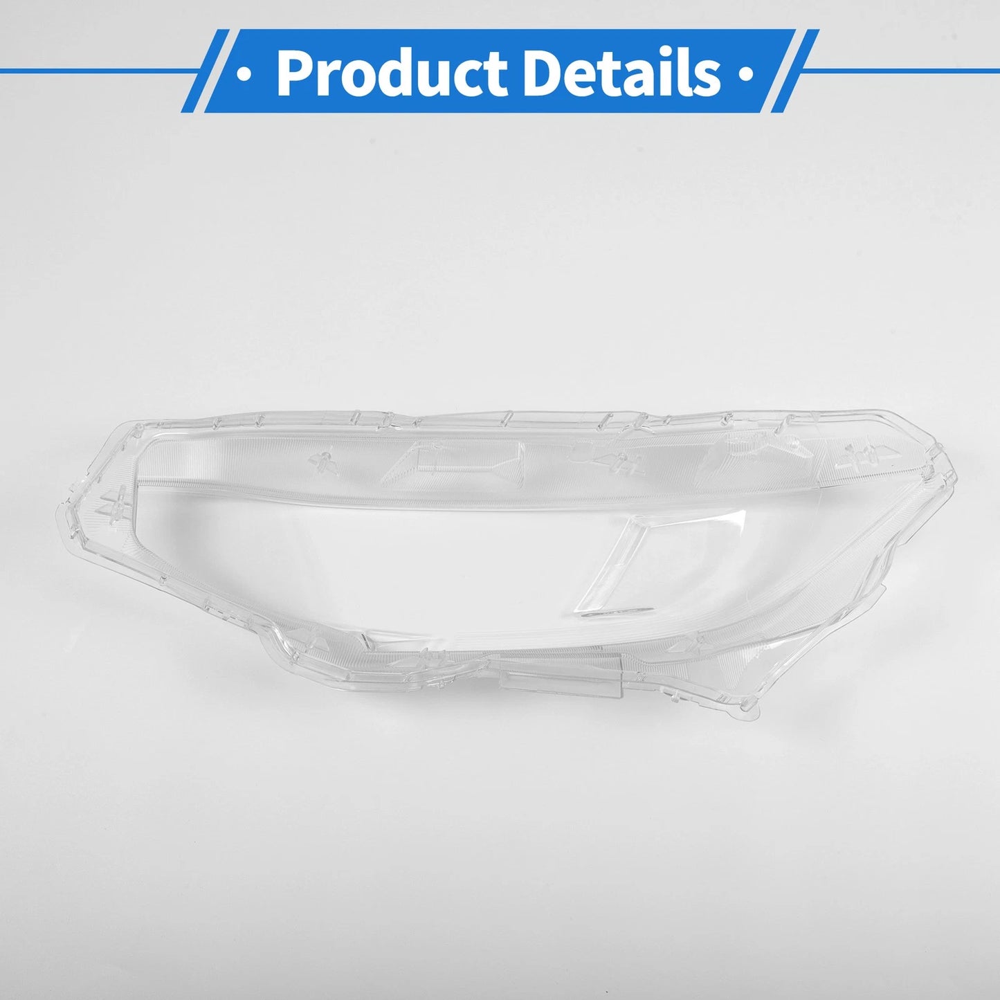 Car Front Right Headlight Lens Cover for Honda Civic (2016-2018)