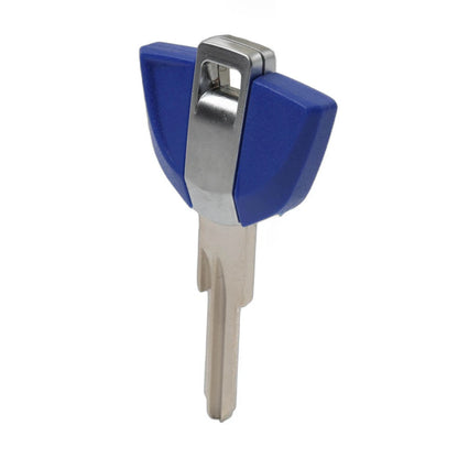 Uncut Blank Blade Key Blue for BMW G310GS, G310R, GT, F700, F800GS, C650