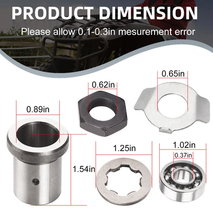 LOCK WASHER & Nut Clutch Bearing Push Plate for YAMAHA Warrior 350 (1987–2004)