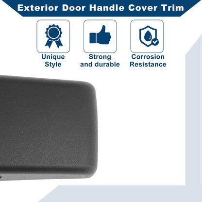 Matte Black Exterior Door Handle Cover Trim for Land Rover LR4/Discovery 4