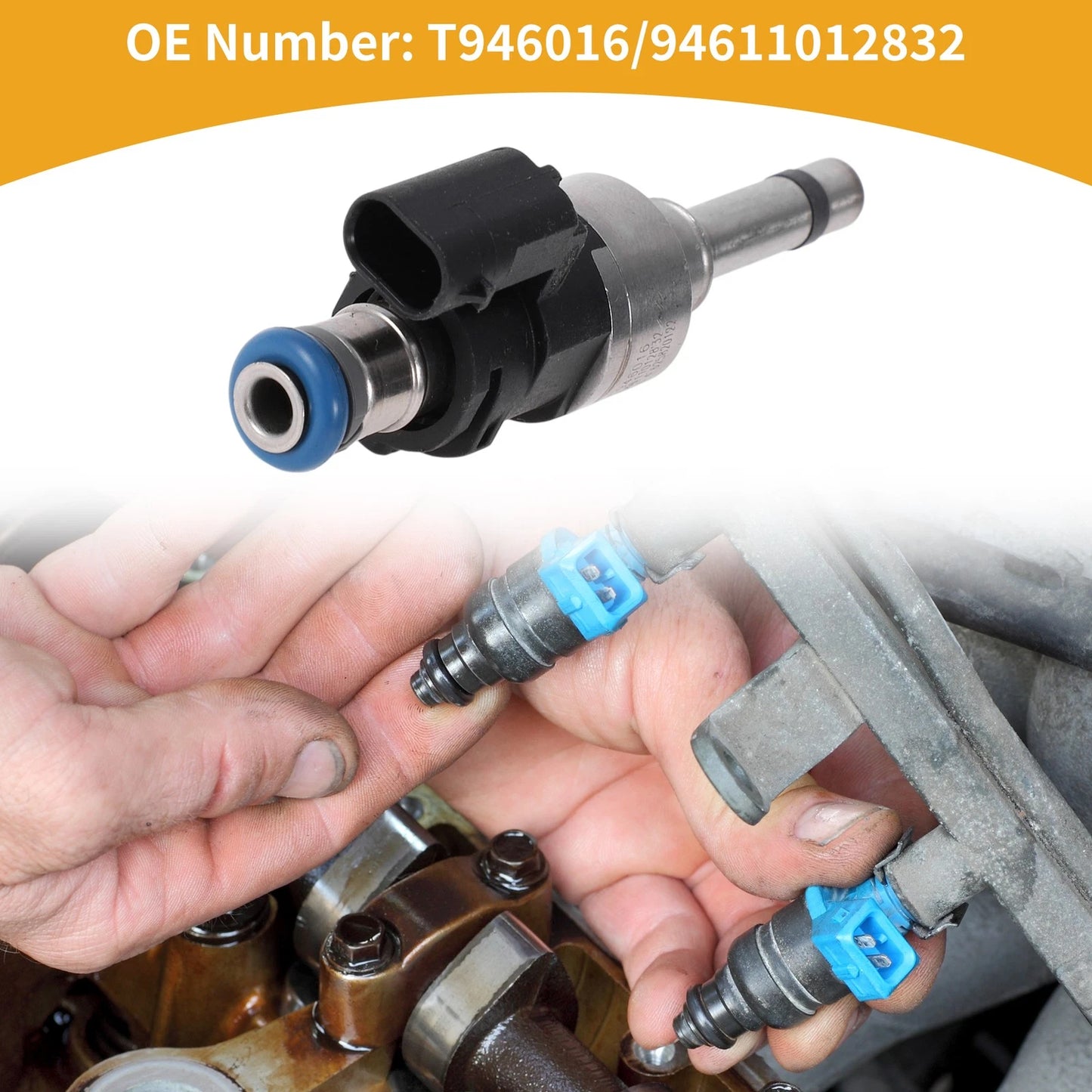 Fuel Injector for PORSCHE Macan Turbo 2016-2018 (1 x No.T946016/94611012832)