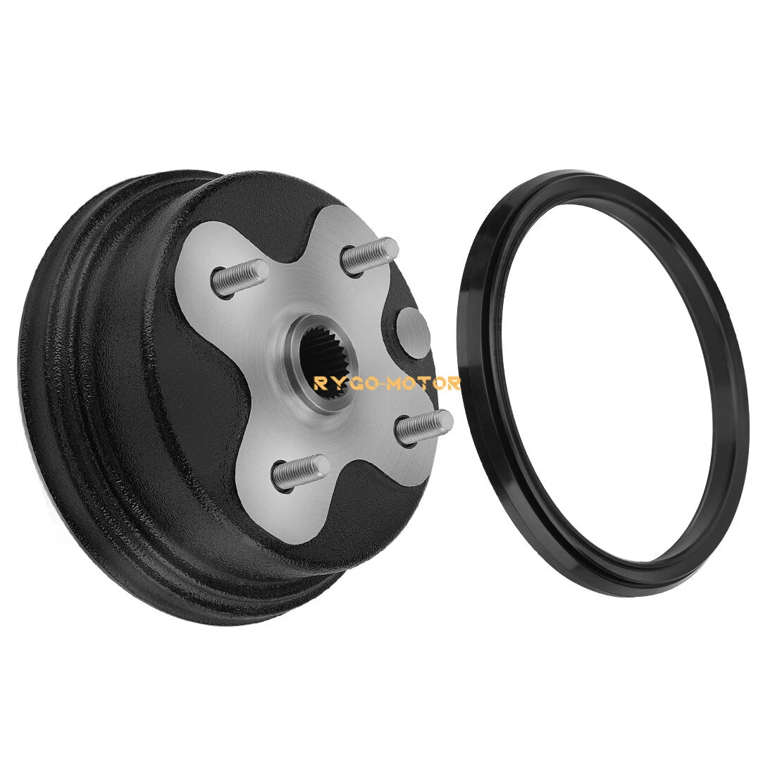 Front/Rear Brake Drum Hub & Dust Seal for Yamaha Timberwolf 250 (1994–2000)