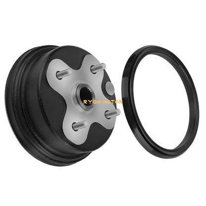 Front/Rear Brake Drum Hub & Dust Seal for Yamaha Timberwolf 250 (1994–2000)