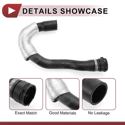Radiator Coolant Hose for BMW 528i 3.0L L6 (2011) - Rubber Black