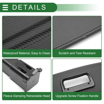 Cargo Cover for Volvo V60 (2010-2017) Black Carbon Fiber
