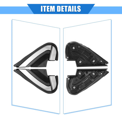 2 x Left Right Mirror Corner Triangle Fender Covers for Honda CR-V (2007-2011)