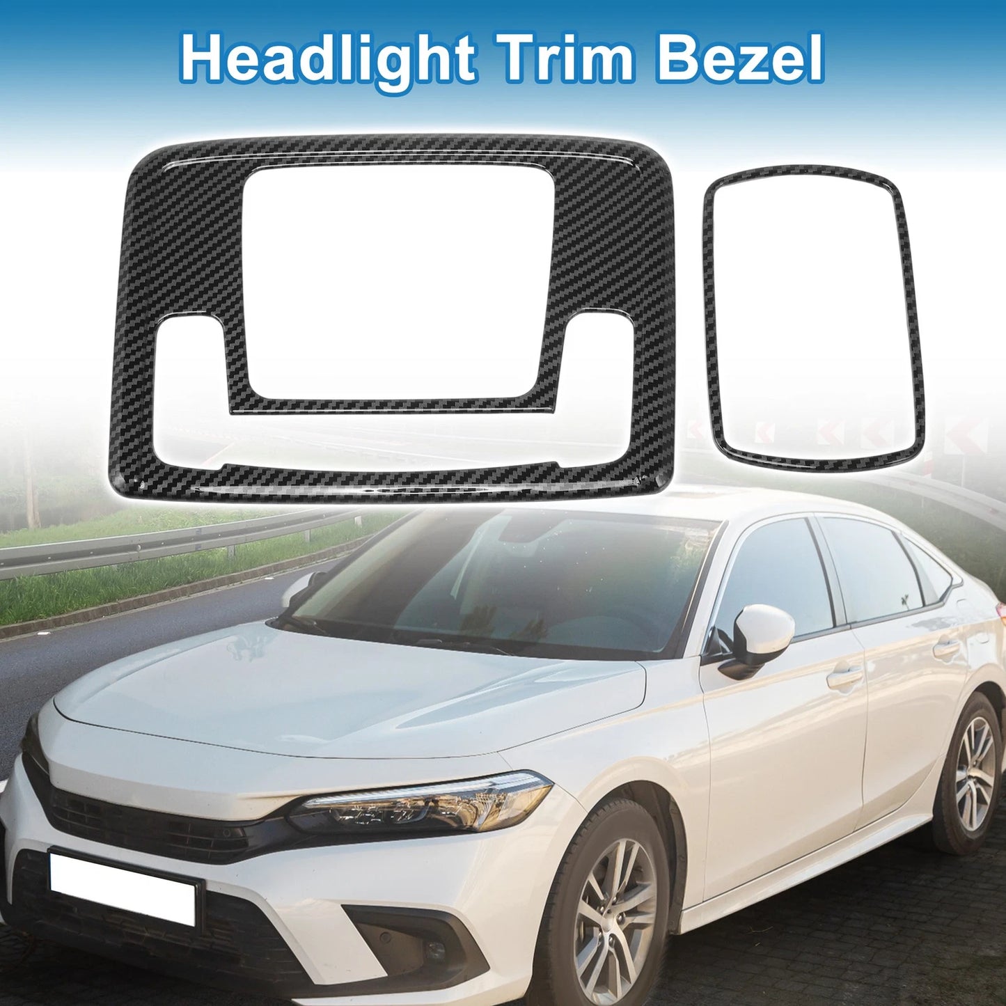 Headlight Trim Bezel for Honda Civic 11th Gen (2023-2024)