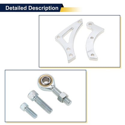 Generator Mount Silver Tone Metal for Chrysler/Dodge (1970-2024)