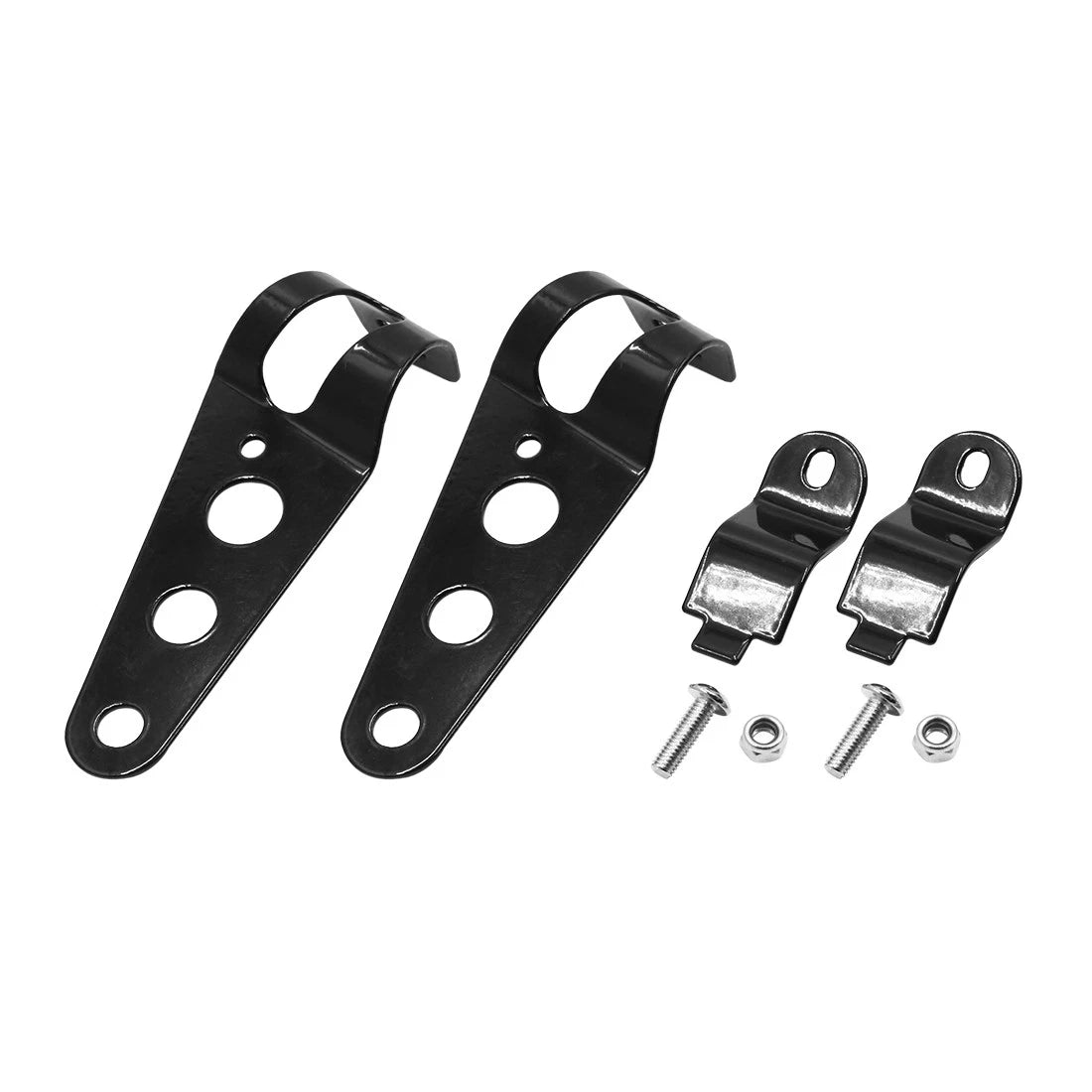 Pair / 28-31mm / Fork Clamp Headlight Bracket Mount for Harley