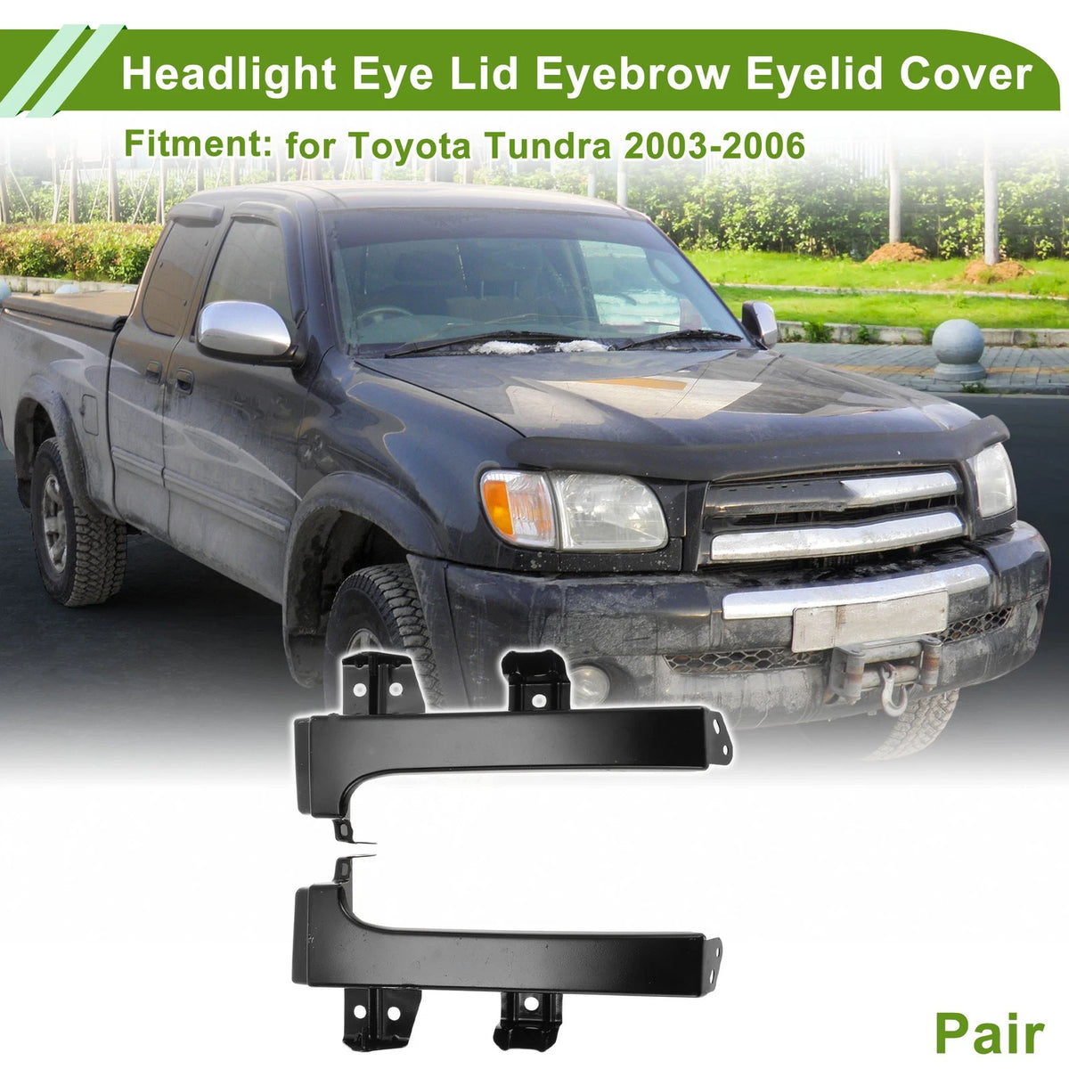 Headlight Eyebrow Cover for Toyota Tundra (2007-2021)