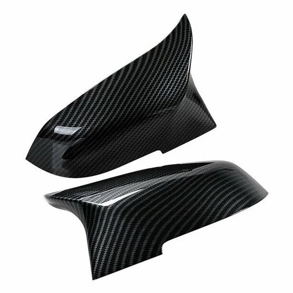 Carbon Fiber Rear View Mirror Cover Caps for BMW (No Year Specified)
