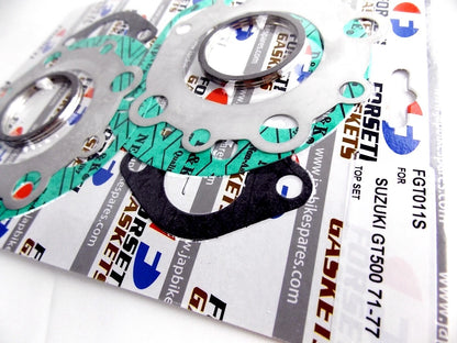 Top End Engine Gasket Set for Suzuki T500 (1969-1975)