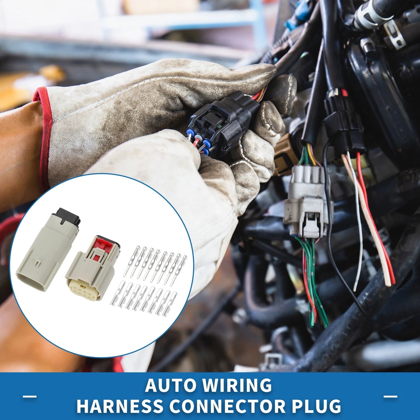 Wiring Harness Connector Plug Male/Female Wire Terminal for Harley-Davidson