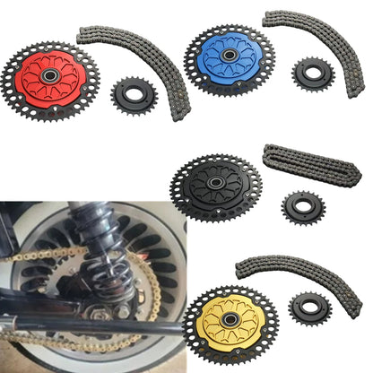 Black Transmission Sprocket Conversion for Harley Road Glide (2017-2024)