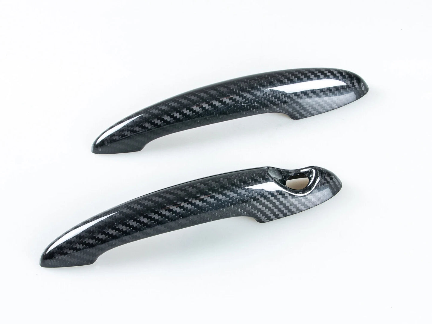 2 x Carbon Outer Handle Covers for Mini Cooper R50 R52 R55 R56 R57 R61 (2001-2020)