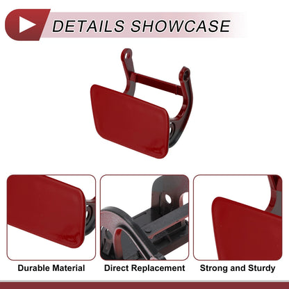 Bumper Headlight Washer Nozzle Cover for BMW 525i (2004-2005) Red