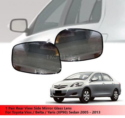 Side Mirror Glass Lens for Toyota Vios/Belta/Yaris (XP90) 08-13 (2008-2013)