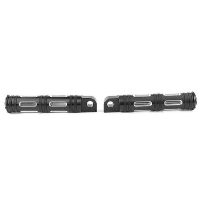 Black Male Mount Foot Pegs for Harley Touring Models (2014-2023)
