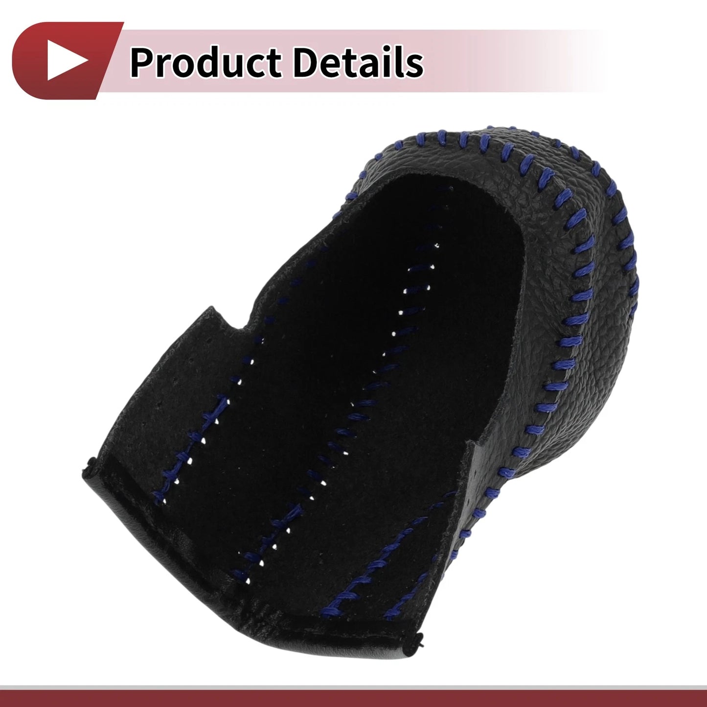Gear Shift Knob Cover for Infiniti FX35 Black Blue (2009-2013)