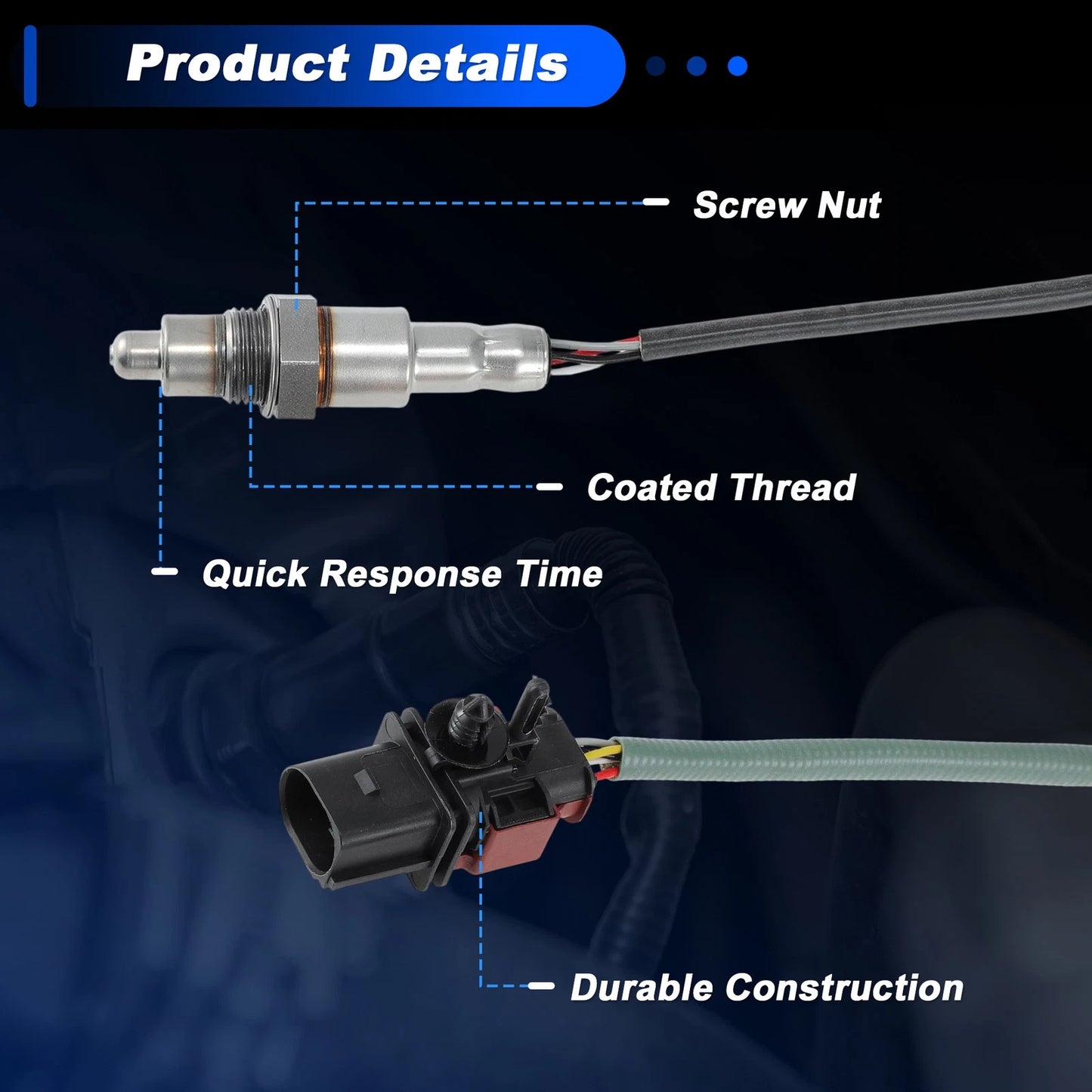 Upstream & Downstream O2 Sensors for Ford Edge 2.0L (2015-2020)