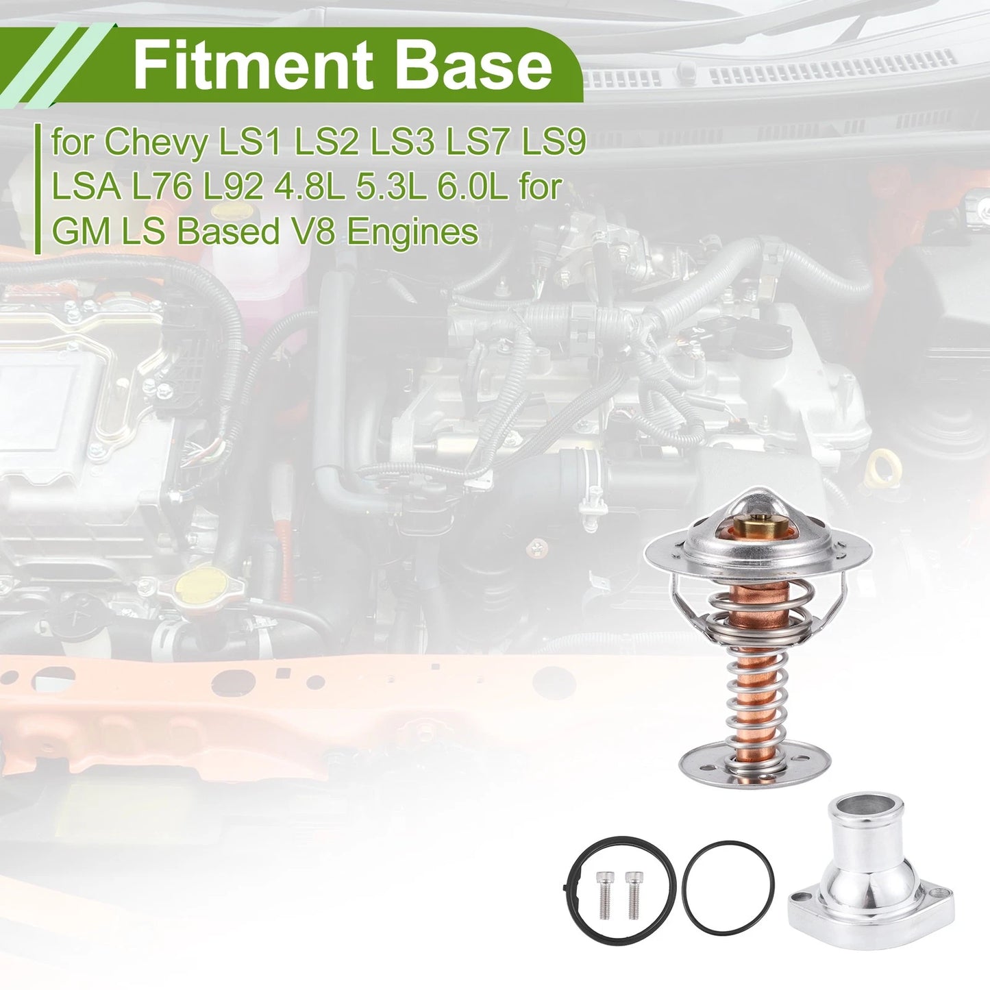 Thermostat Kit 4.8 5.3 6.0L for Chevy GM LS V8