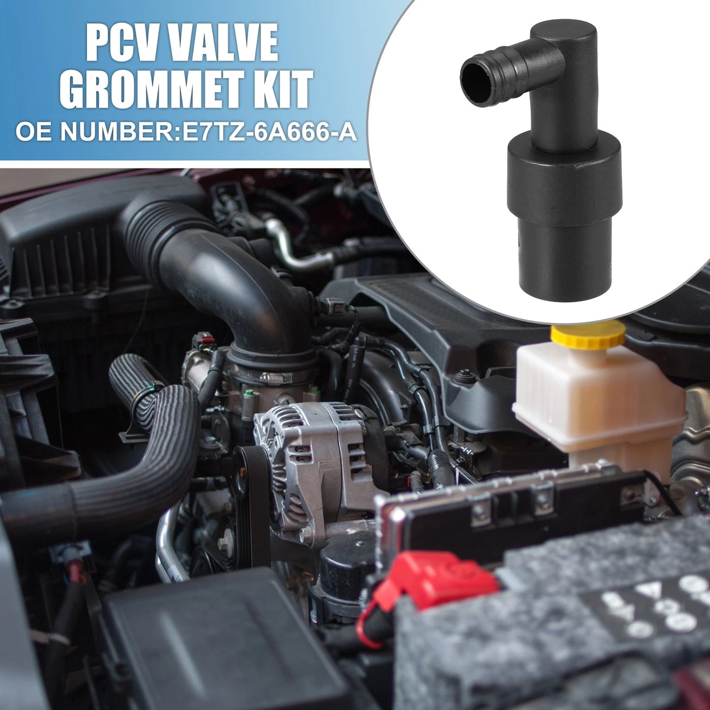 PCV Valve Fittings for Ford F-150 F-250 (1987-1996)