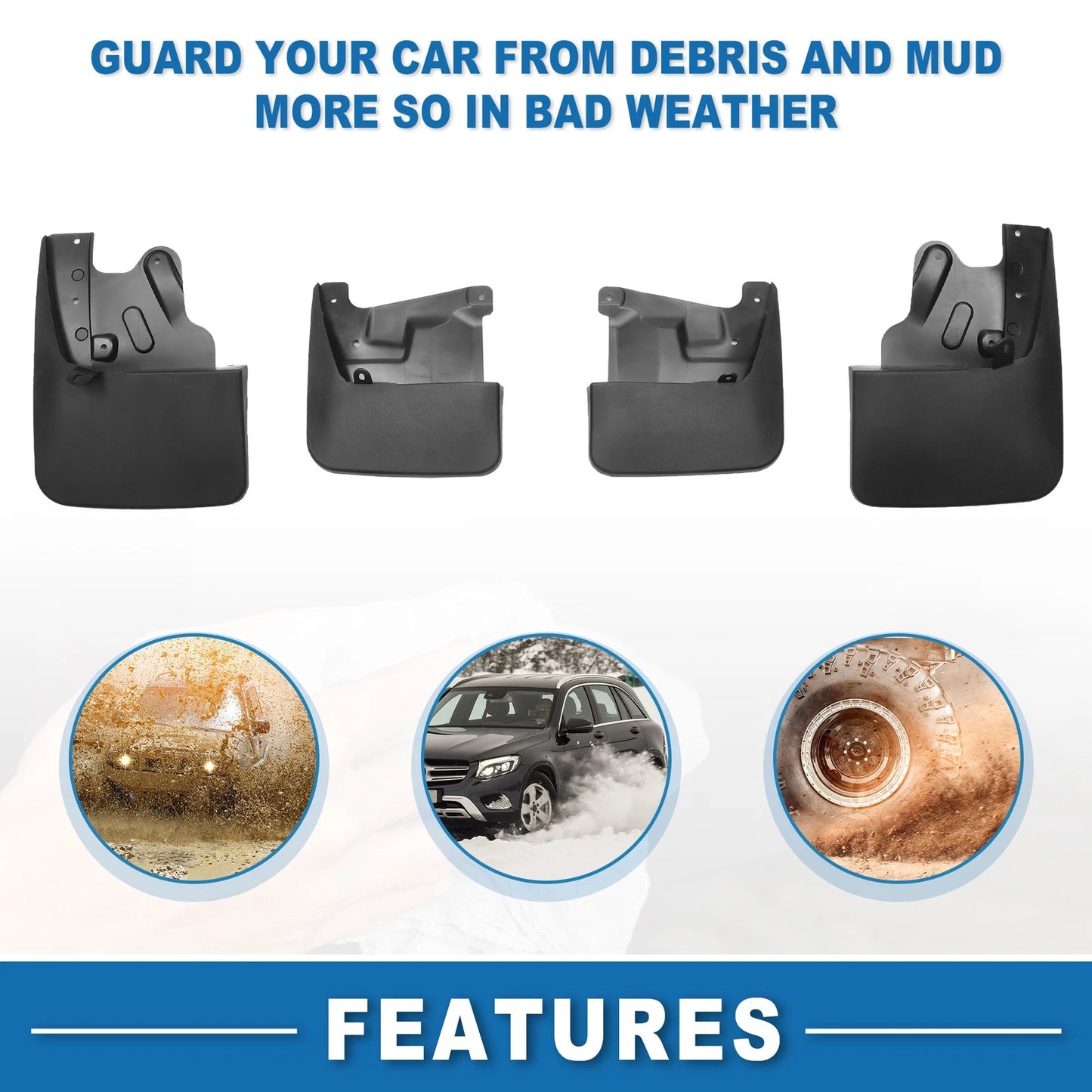 Mud Flap Splash Guard for Toyota Tundra (2022-2024)