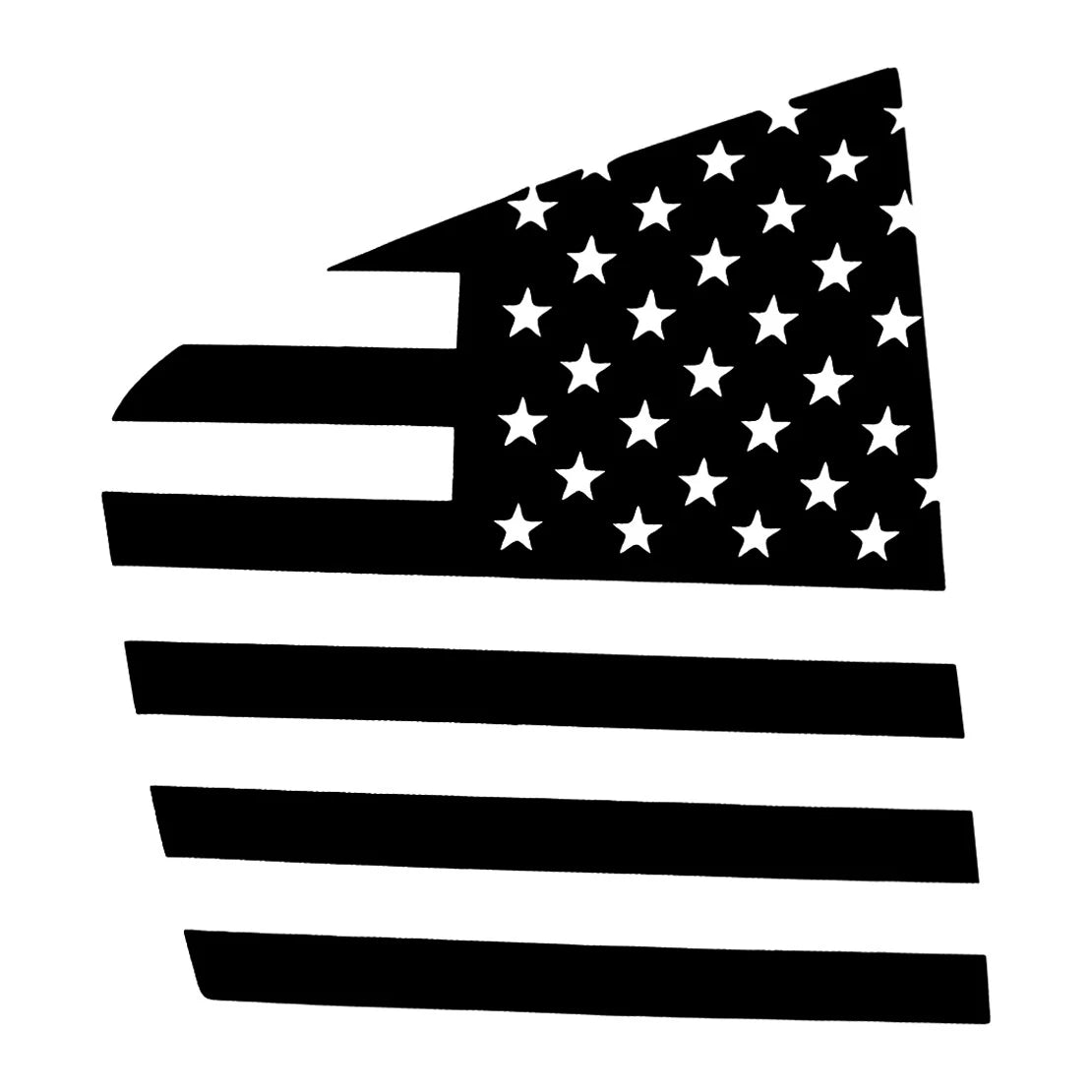 Quarter Window American Flag Decal Sticker for Dodge Charger (2011-2022)