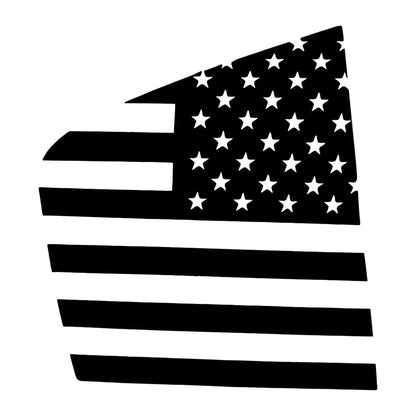 Quarter Window American Flag Decal Sticker for Dodge Charger (2011-2022)